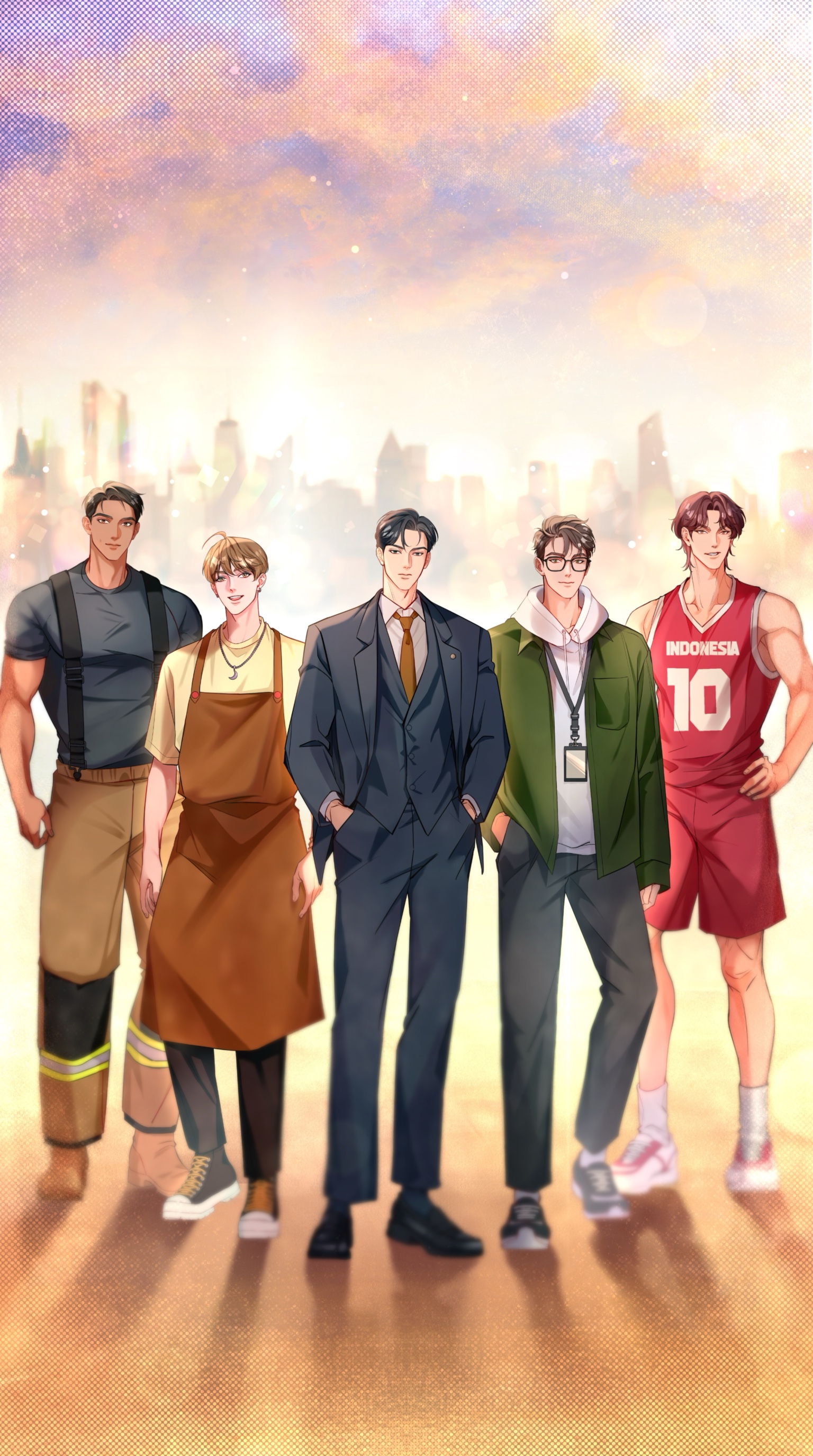 Heartscape Mobile Background